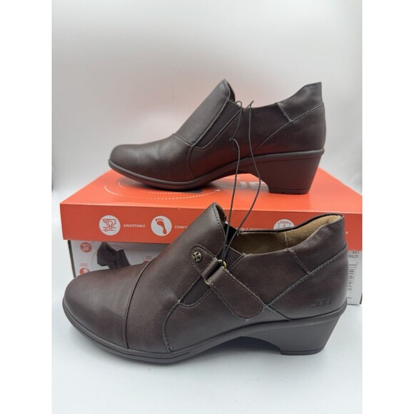JBU Jambu Kyley Women's Brown Ankle Adjustable Small Heel  Boot Size 7.5M New - Picture 11 of 16
